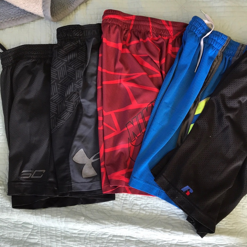 5 Pair boys athletic shorts